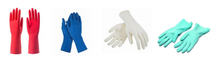 Резиновые ручные перчатки